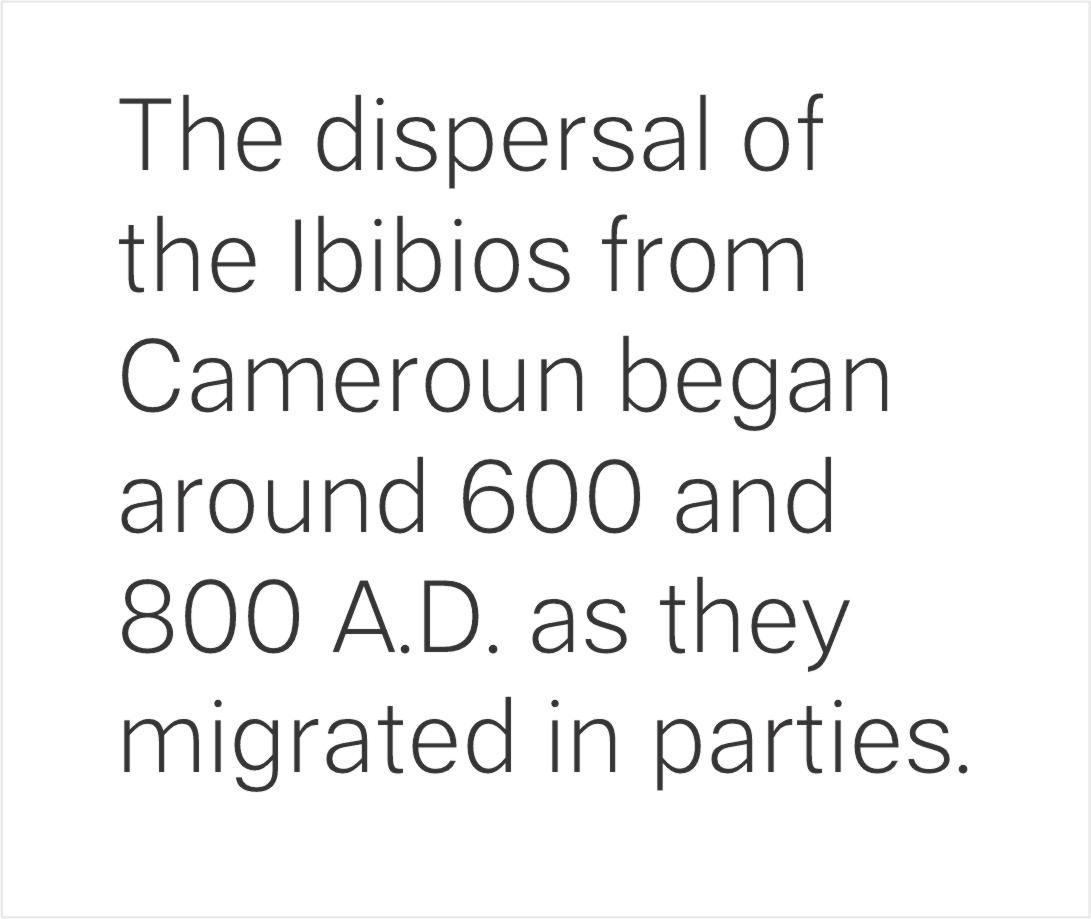 Ibibio People migration